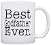 Godfather Gifts Best Godfather Ever Christening Gift Baptism Gift 11oz Ceramic Coffee Mug with Handle White