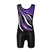 Gsha Girls Gymnastic Leotard Unitards Shiny Stripes Metallic Athletic Ballet Dance Outfit 5-12Y