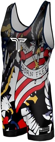Amazon.com: TRI-TITANS Merica Full Color Reversible Wrestling