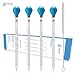 10ML Glass Graduated Droppers Pipettes Dropping Pipettes Fluid and Liquid Pipettors with Big Rubber Caps 4 Pcs