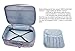 Vercord Travel Makeup Cosmetic Case,Portable Brushes Case Toiletry Bag Travel Kit Organizer Cosmetic Bag, A-Grey Flmingo