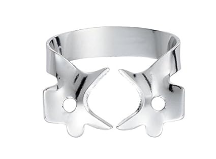 Amazon Com Hyg Hygenic Gloss Finish Winged Rubber Dam Clamp 8a Ea Industrial Scientific