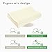 Latex Pillow, ALPHA LATEX Thailand Natural Contoured Organic Pillows for Neck Pain Anti-Mite Hypoallergenic Bed Pillow for Sleeping - Low&High Ergonomic Contour Design for Back &Side Sleepers