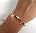 Brown Scapular Medal Catholic Adjustable Bracelet for Women
