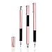 aibow Capacitive Stylus Pens for iPad, iPhone and Other Touch Screens [ Fine Point Disc Tip & Mesh Tip 2in1 Series ] with 4 Replaceable Disc Tips & 4 Replaceable Mesh Tips(Black/Rose Gold)