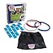 American Ninja Warrior Agility Rings- 10- 14" Rings with Dual use connectors and Storage Bag