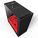 NZXT S340 Elite ATX Mid Tower Computer Case, Matte Black/Red (CA-S340W-B4)