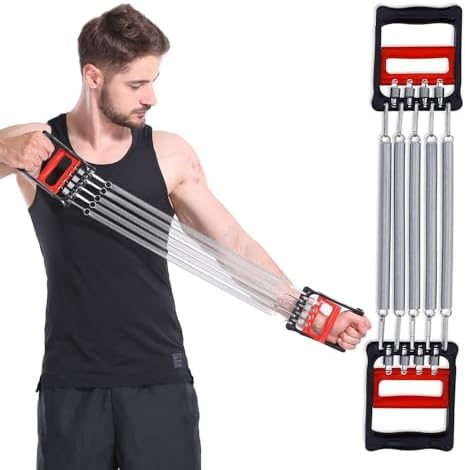 Ready Stock]Spring Chest Expander Adjustable 3 In 1 Hand Gripper Heavy Duty Gym Arm Exercise Muscle Pull Expande I.256033736