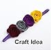 YYCRAFT Pack of 20PCS Felt Flower Rose 1.5