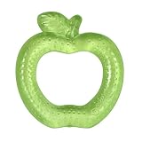green sprouts Fruit Cooling Teether | Soothes gums & promotes healthy oral development | Safer plastic filled with sterilized water, Chill for extra relief, Textured surface to massage gums