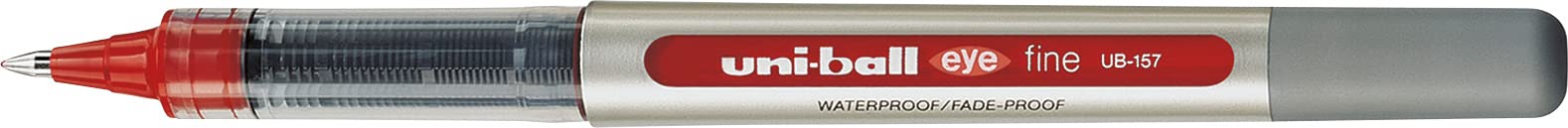 uni-ball Eye UB157 Rollerball Pen Fine 0.7mm Tip 0.5mm Line Red Ref 9000702