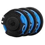 Ryobi One+ AC14RSLA OEM .065" Line and Spool Replacement for Ryobi 18v, 24v, and 40v Cordless Trimmers (3 Pack)