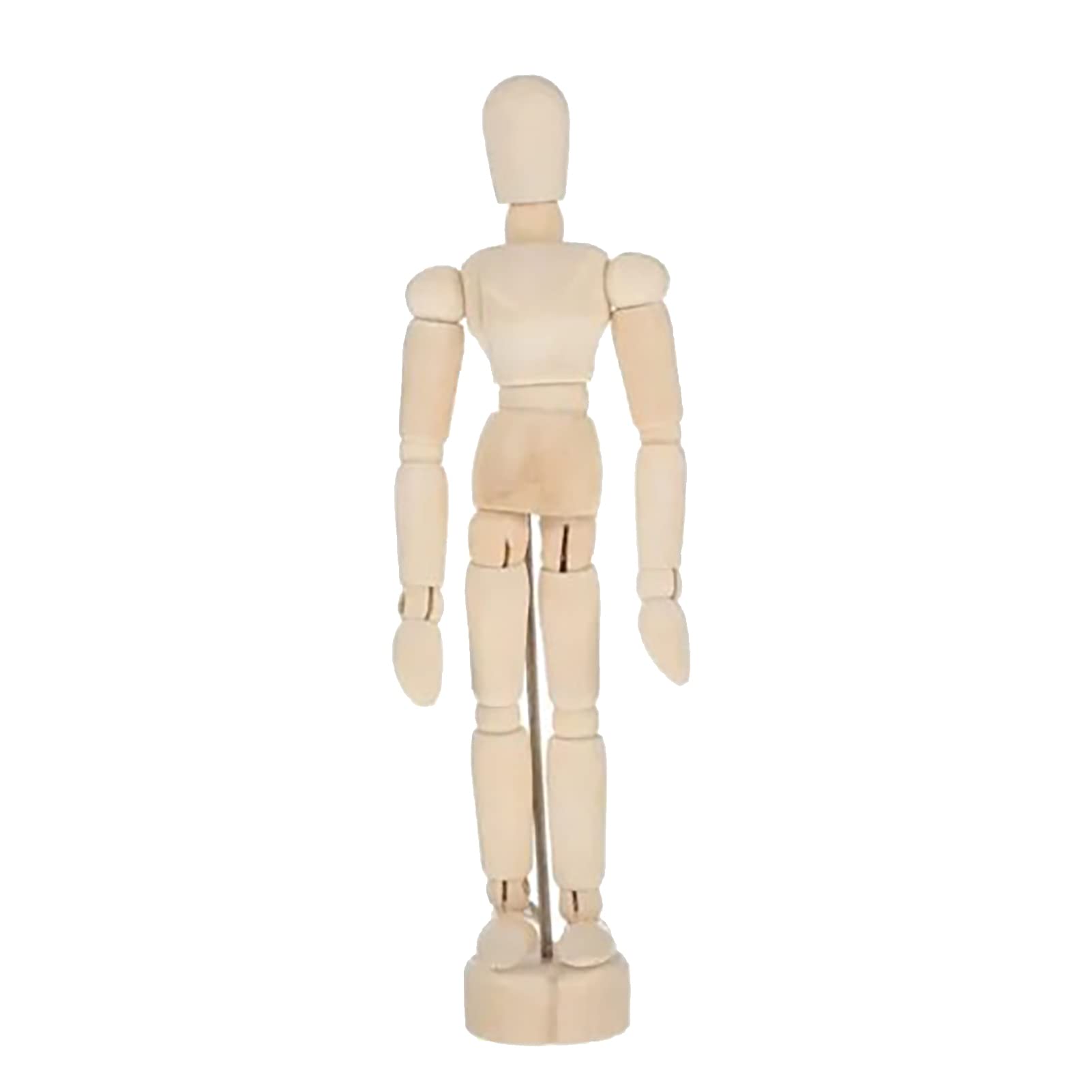 5.5in Wooden Mannequin Wooden Model Wooden Statue Mini Flexible Wooden Artist Figures for Home Decoration Office Decoration