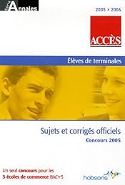 ACCÈS, annales du concours 2005
