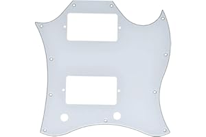 Dopro American Standard SG Guitar Full Face Pickguard fits USA Gibson SG Special Guitar White 3 Ply