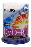 HOODM4S6B00F - PHILIPS DM4S6B00F 17 4.7GB 16x DVD-Rs (100-ct Cake Box
Spindle)