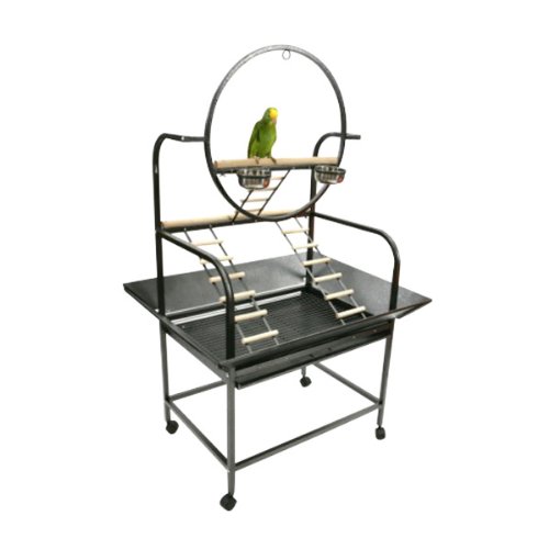 A&E Cage The O Parrot Play Stand Metal