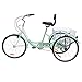 H&ZT 26″ Meridian Adult Tricycle 1/7 Speed 3 Wheel Bikes for Adults, Adult Tricycle Trike Cruise Bike with Large Size Basket for Recreation, Shopping, Exercise (Cyan, 26″ / 7-Speed)thumb 2