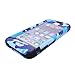 iPod Touch 6 Camo Case, Harsel Dual Layer Hybrid Protective Case and Impact Resistant Case Drop Protection Silicone Hard Cover for Apple iPod Touch 6th Generation - Military Blue