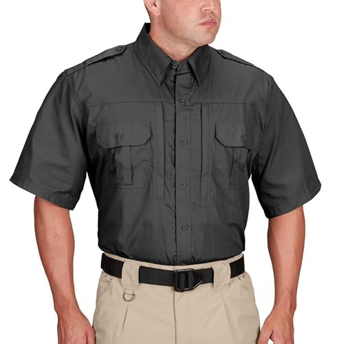 Propper Men's Short Sleeve Tactical Shirt, Lightweight Work Shirt for Law Enfor…