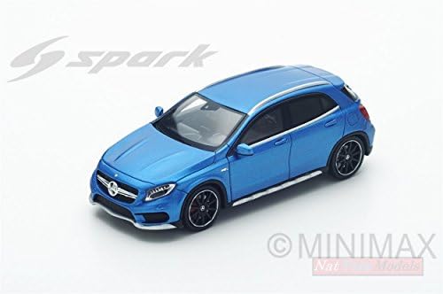 SPARK MODEL S4912 MERCEDES GLA 45 AMG 2015 BLUE 1:43 MODELLINO DIE CAST MODEL