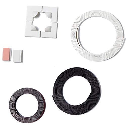 Window Screen Kit Accessories，8 Feet Tape, Plastic Strip and