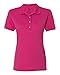 Jerzees Ladies' 5.6 oz. SpotShield™ Jersey Polo M CYBER PINK