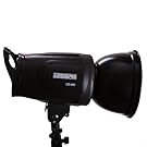Fovitec StudioPRO 400 Watt SD-400 Monolight Flash Strobe Light with S-type Bowens Style Mount and 7'' Standard S-type Bowens Reflector, modeling lamp, for Portrait Location Photography Studio lighting