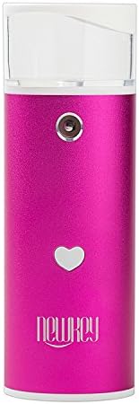 NEWKEY 2600Mah Rose Metal Design Nano Spray Power Bank Face Mist