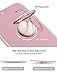 Holder - RYYMX Phone Ring Stand : Finger Ring Stand Metal Phone Ring Grip Kickstand Compatible with iPhone Xs Max XR X 8 7 6 6s Plus 5s, All Android Smartphone - Rose Gold