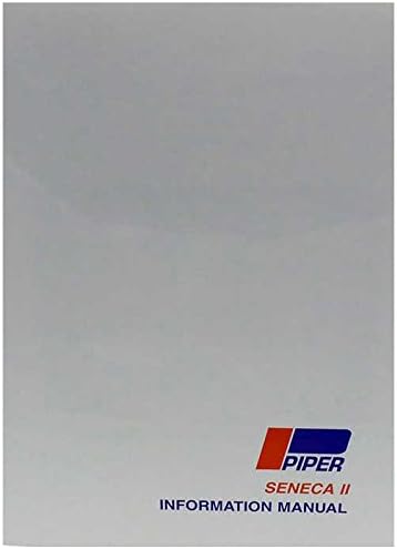 Piper PA34-200T Seneca II 1977-81 POH (761-634)