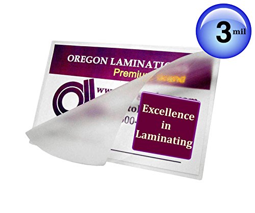 Oregon Laminations Premium A3 size Hot Laminating Pouches 3 Mil 12.25 x 17 (Pack of 100) 311mm x 432mm Clear - Thumbnail 6