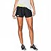Under Armour Women's Play Up Shorts, Black/High-Vis Yellow, Medium