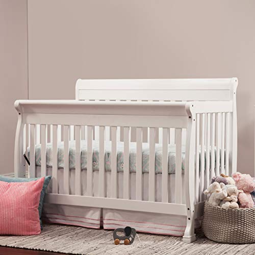 DaVinci Kalani 4in1 Convertible Crib in White, Greenguard Gold