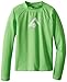 Kanu Surf Boy's Platinum Long-Sleeve Rashguard, Green, Small (8)