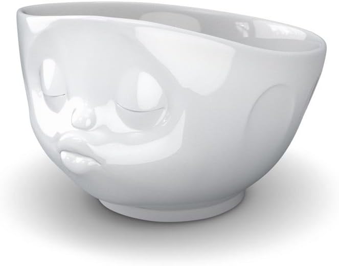FIFTYEIGHT PRODUCTS Mugs/Bowl Kissing (Porcelain, 500 ml, White, Made in Germany), One Size (Pack of 1) - Image 5