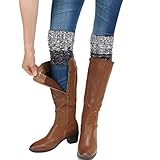 OVERMAL 1 Pair Women Fashion Stretch Boot Leg Cuffs Adult Socks