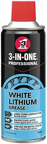 (2X) 3 in One Professional White Lithium Grease - 400 ml