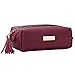 Makeup Bag for Purse, Small Makeup Pouch Cosmetic Bags Clutch Handy Organizer Pencil Case w/Tassel Zipper - 4 Colors for Choice
