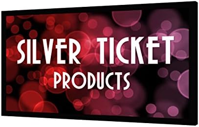 STR-16992-R Silver Ticket 4K Ultra HD Ready Cinema Format (6 Piece Fixed Frame) Projector Screen (16:9, 92", Rear Projection Material)
