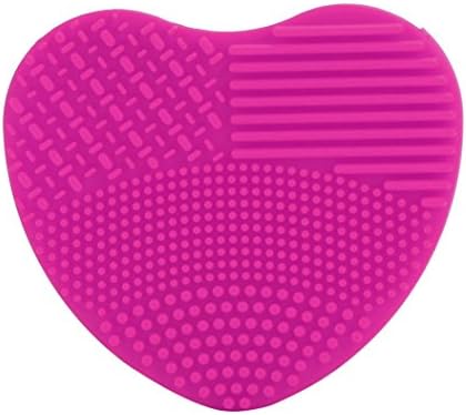 Datework Silicone Egg Cleaning Glove Makeup Washing Brush Tool (Hot Pink)