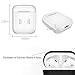 Wireless Charging Replacement case for Airpods with Free Protective Case, Vou Tiger Airpod Charger with Built-in Batteries Pack Supply 5 Times Charging, QI Efficient Charging (White)