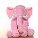 MorisMos Stuffed Elephant Plush Toy Pink 24 inch/60cm