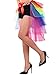 SATINIOR Womens Rainbow Tutu Skirt Layered Tulle Dancing Bustle Skirt for Cosplay Costume(Medium,Multicoloured)