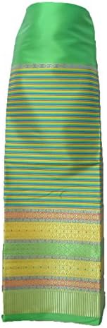 Thai Tradition Lanna Multi Synthetic silk fabric Wedding Dress Sarong SKIRT FB76