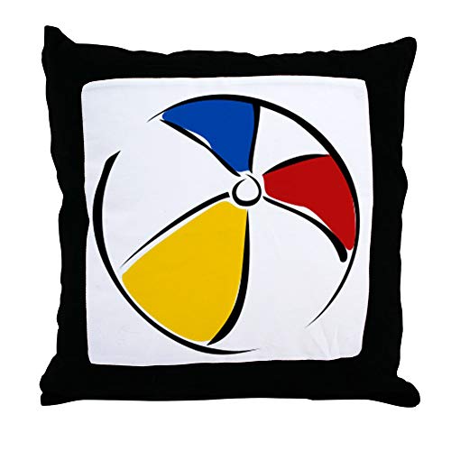 Amazon Com Cafepress Beach Ball Decor Throw Pillow 18 X18