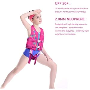 Schnorchelmasken 4124ZtNZKAL. SS300 BESTER SCHUTZ FÜR KINDER: Diese Schwimmweste hat verstellbare Sicherheitsgurte unter dem Schritt des Kindes, damit sie an Ort und Stelle bleibt und am Körper des Kleinkindes haften bleibt. Die Entriegelungsschnallen der Schwimmweste sind besonders stark, sodass Sie sich keine Sorgen über die leichte Beschädigung machen müssen.
GUTE MATERIALIEN: Die Schwimmweste besteht aus Neopren außen und EPE-Schaum innen. Neopren-Material kann sehr schnell und einfach zu verpacken trocknen. Auch die Schwimmjacke ist leicht, kompakt und langlebig, was sie ideal für einen Ausflug macht.
MEHRFACHER GEBRAUCH: Die Schwimmweste für Kleinkinder kann in vielen verschiedenen Szenen getragen werden. Kinder können diese Schwimmweste am Strand, im Schwimmbad, im Wasserpark, auf dem Boot usw. Tragen.