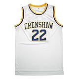 MOLPE McCall 22 Crenshaw HS Basketball Jersey S-XXXL White