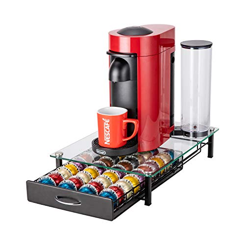 FlagShip for Nespresso Pod Holder Drawer Coffee Pod Organizer Storage