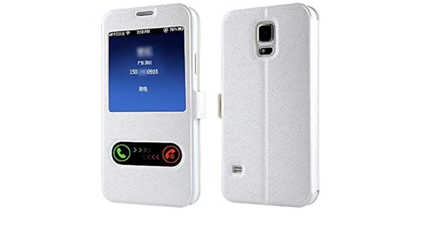 Amazon.com: Wallet Cases - Luxury Smart Front Window View ...